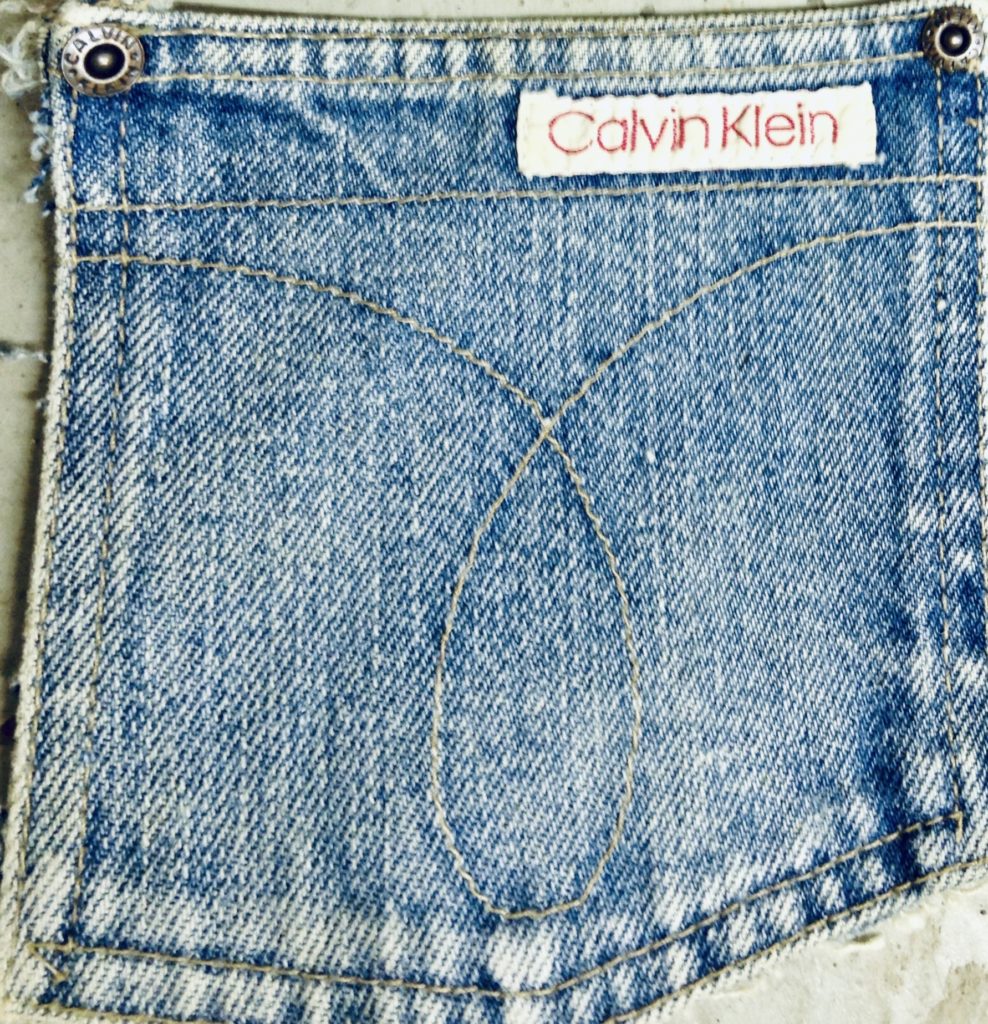 Calvin Klein jean pocket not True Religion
