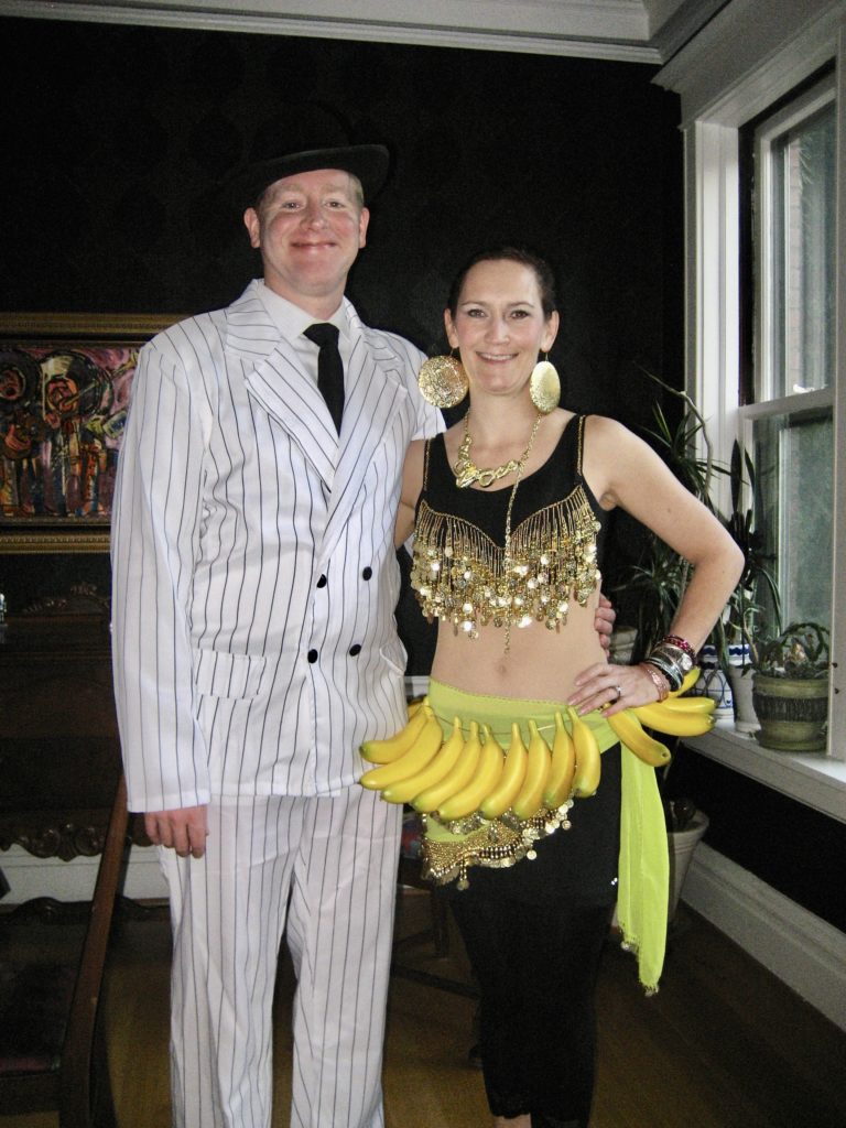 halloween costume hangover banana skirt