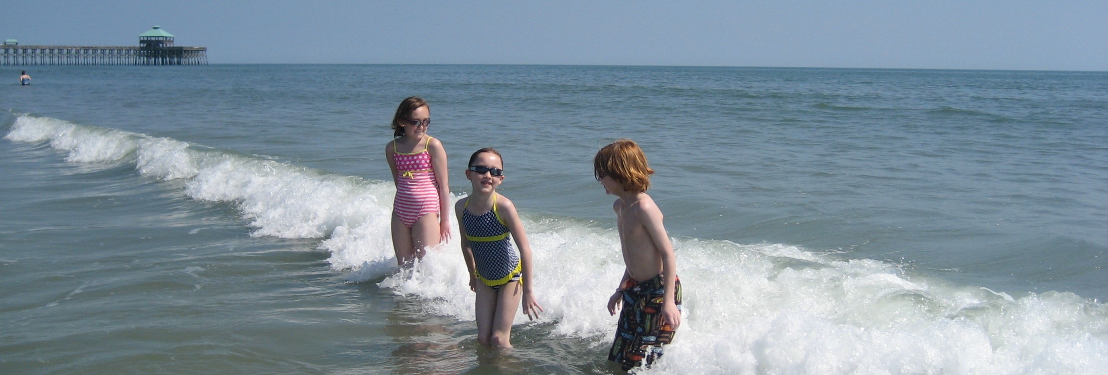 Kids at Beach in South Carolina