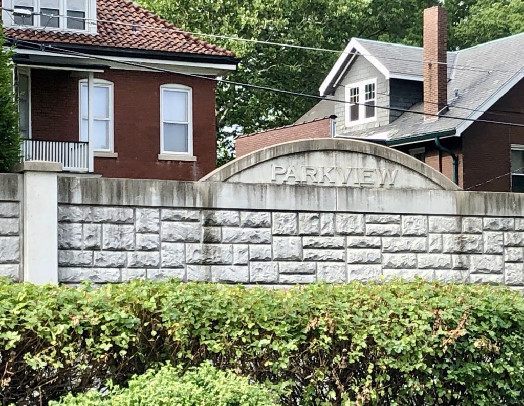 Parkview Neighborhood walled gate